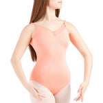 Reminiscent Leotard Apricot front view