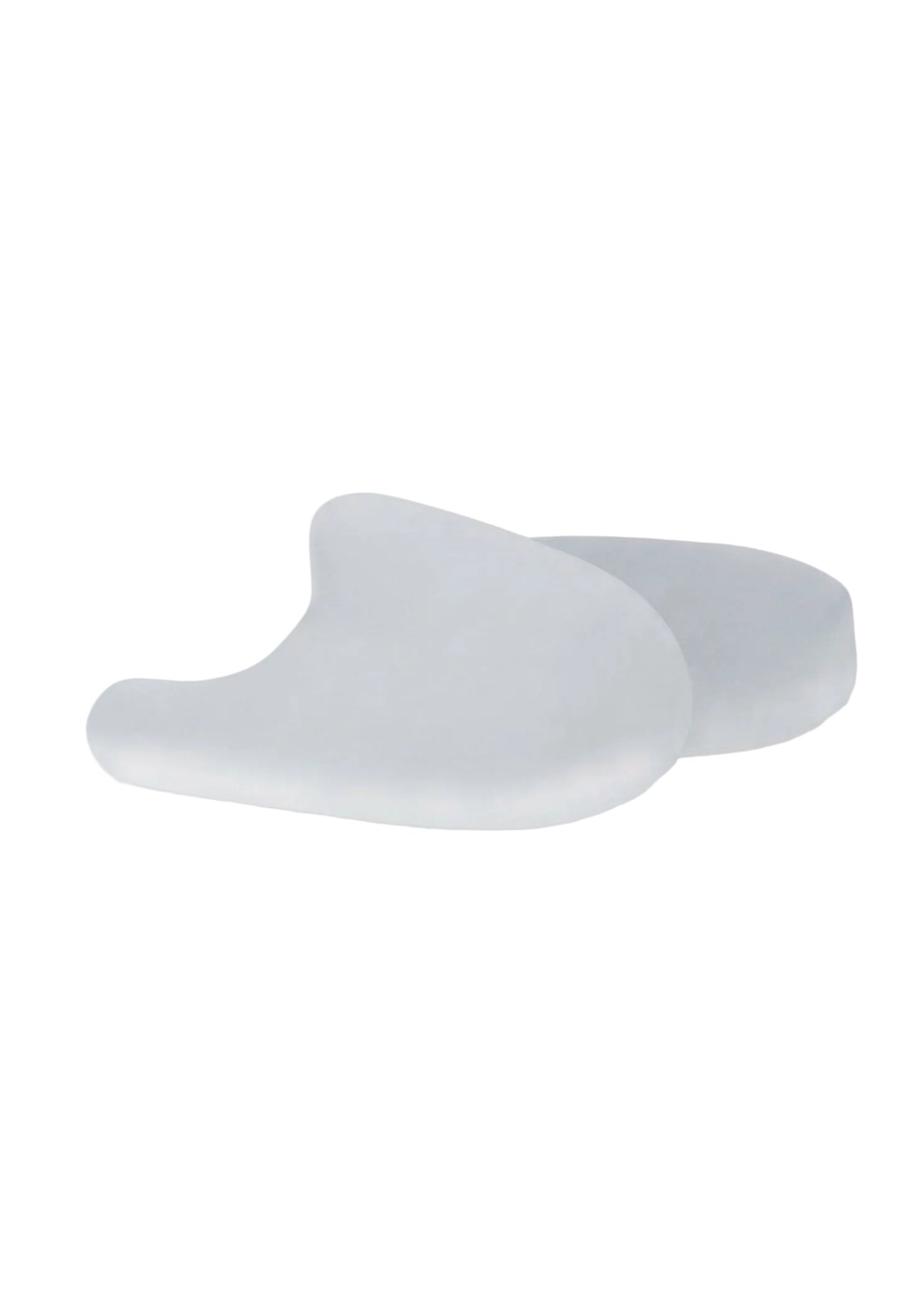 Pillows for Pointes Super Gel Demi Spacer in One Color, detail view showing thin gel pair with curved contours