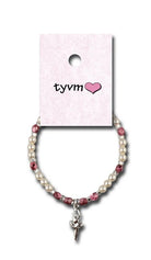 Classy Pearl Bracelet fuchsia