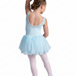 Tank Glitter Dress Light Blue back view