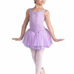 Tank Glitter Dress Lavender front view