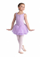 Tank Glitter Dress Lavender front view