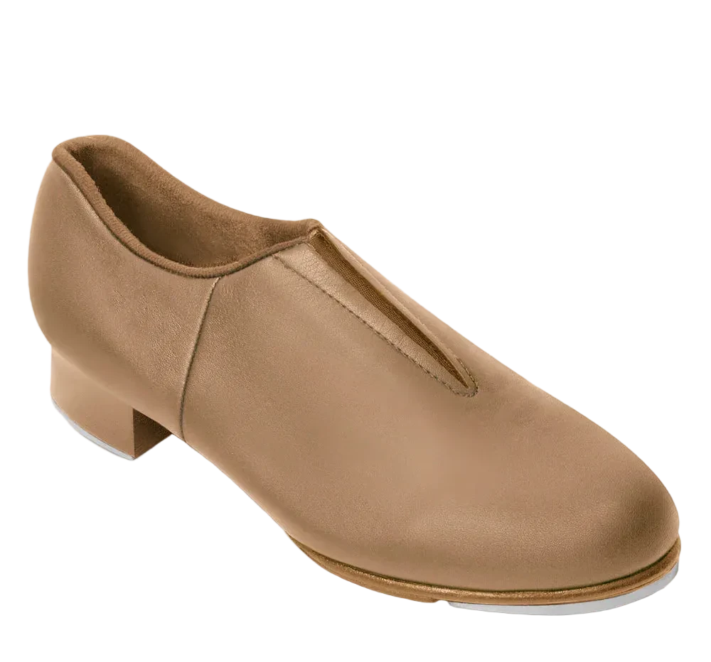 Tap-Flex Slip-On Tap Shoe Tan front-side view
