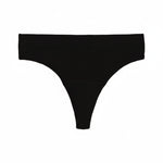 The Thong Period In SportyStretch™ Black front view
