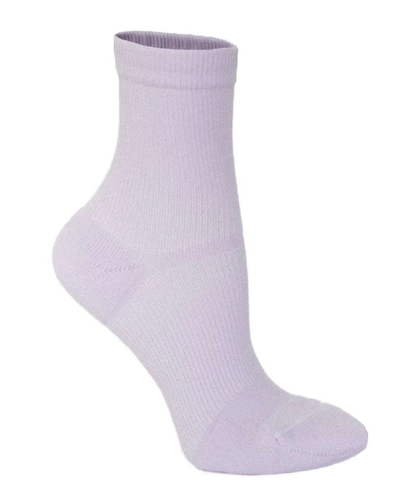 The Performance Shock Sock Lilac lifestyle view