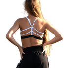 Tri Top Black and White back view