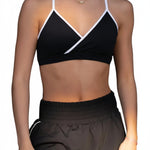 Tri Top Black and White front view