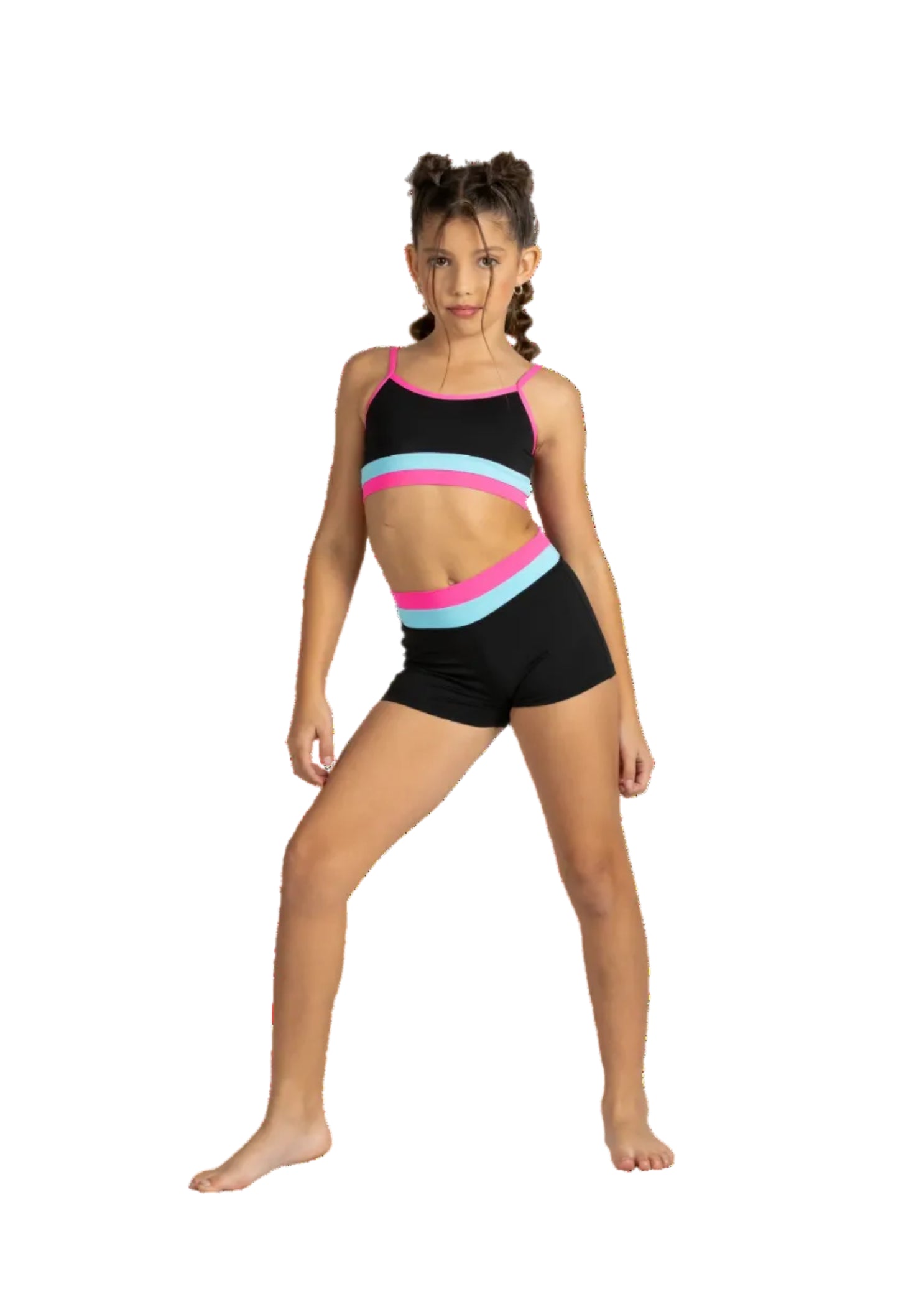 Triple Threat Short Midnight Glam front view