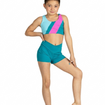 V-Cation Short Dark Teal front view