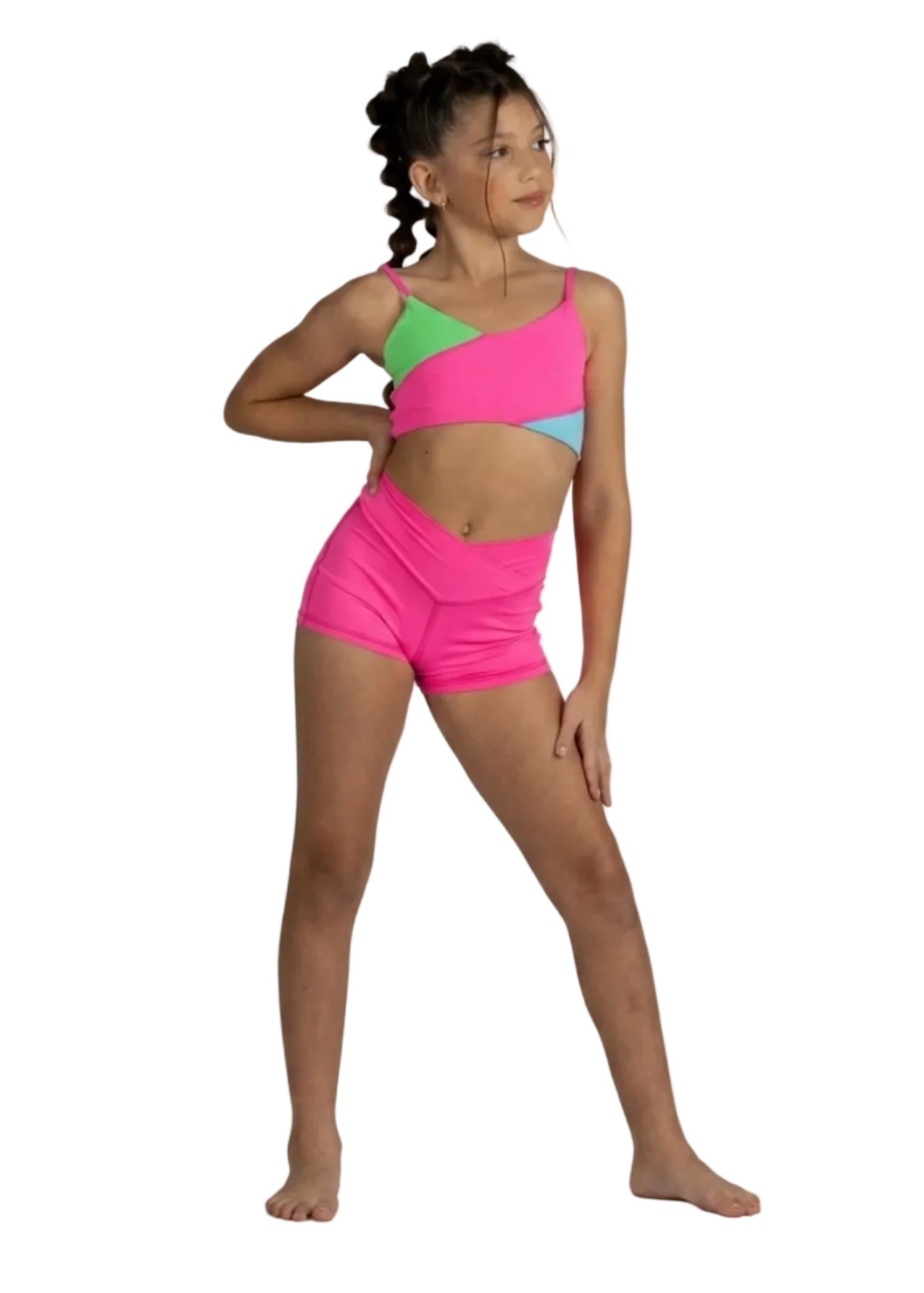 V-Cation Short Hot Pink front view