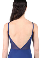 V-front Cami Leotard Sapphire back view