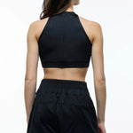 Varsity Lounge Short Black back view