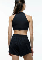Varsity Lounge Short Black back view