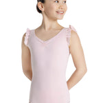 Venus Leotard Pink front view