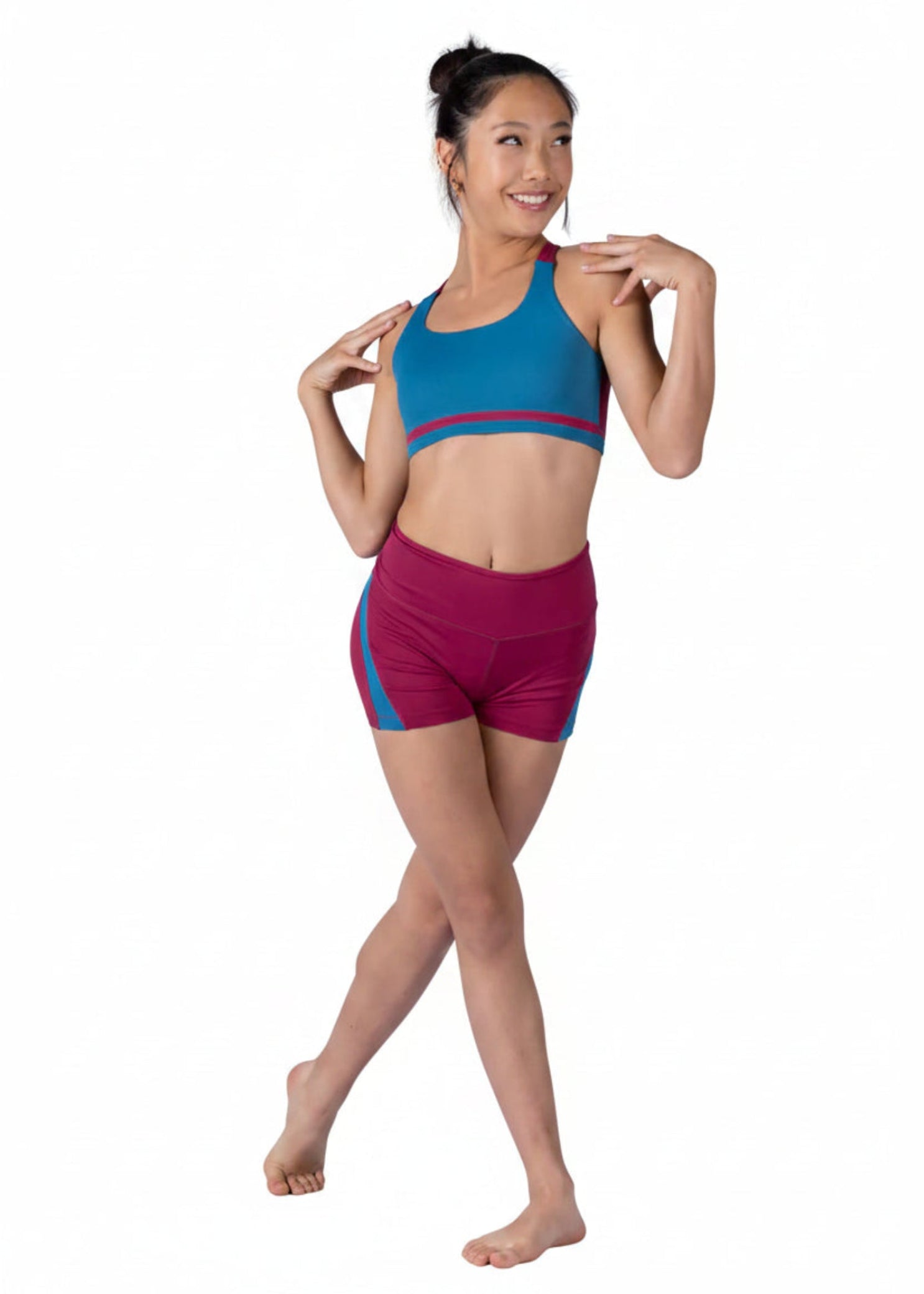 Vibe Short Cherry Pop front view