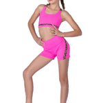Vibe Short Hot Pink Cheetah front view