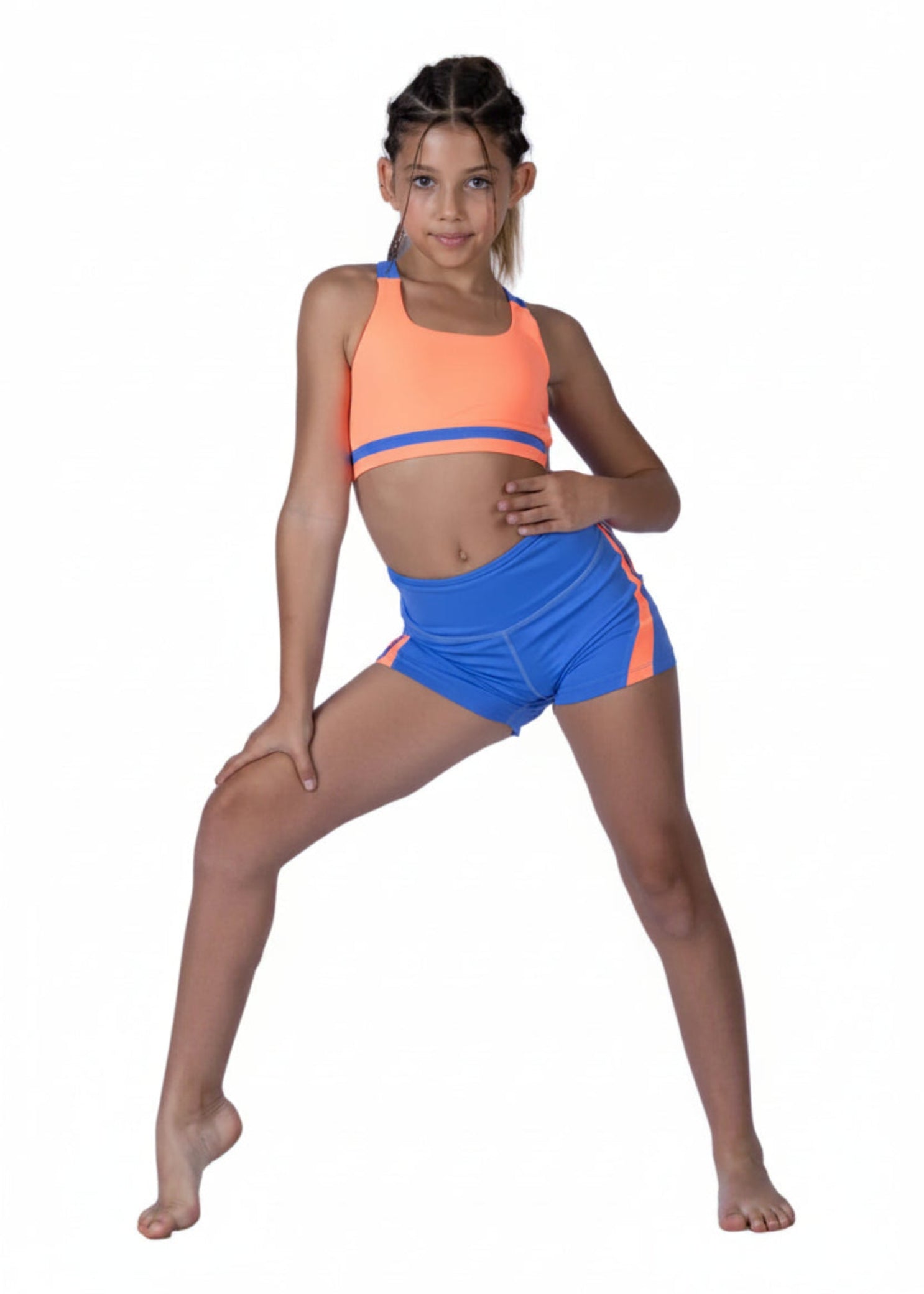 Vibe Short Neon Coral front view