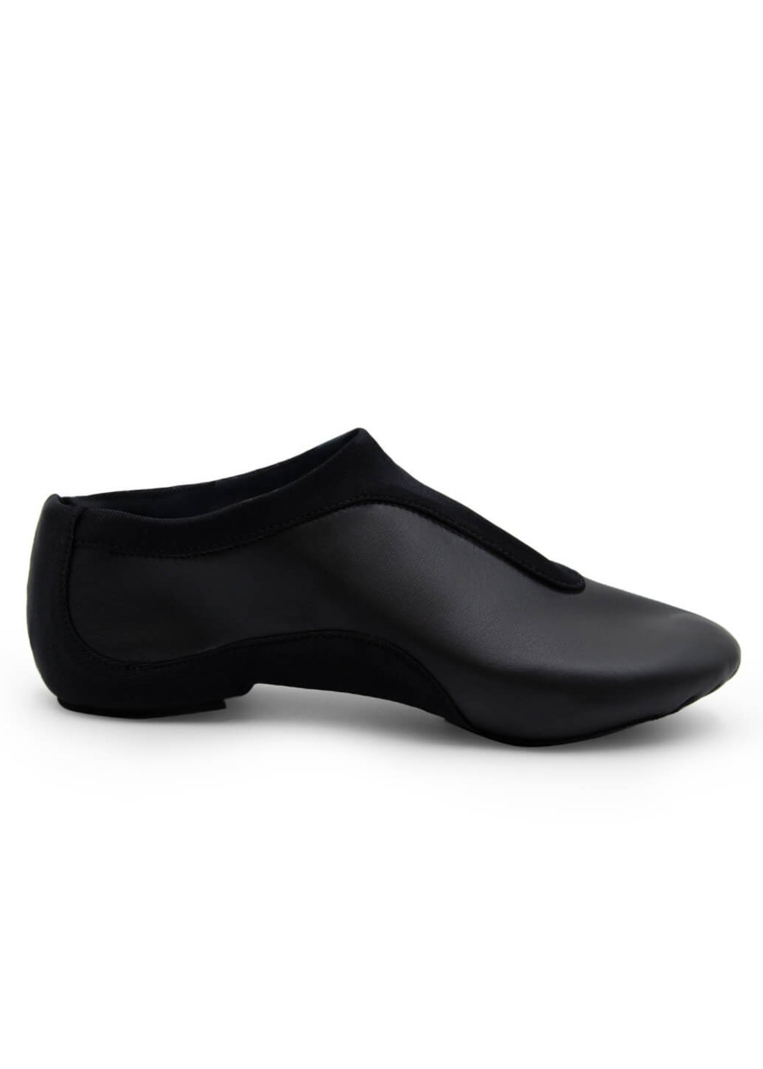 Vibe Jazz Shoe Black medial side view