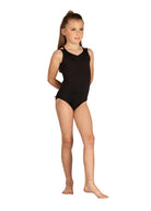 Violetta Lattice Leotard Black front view