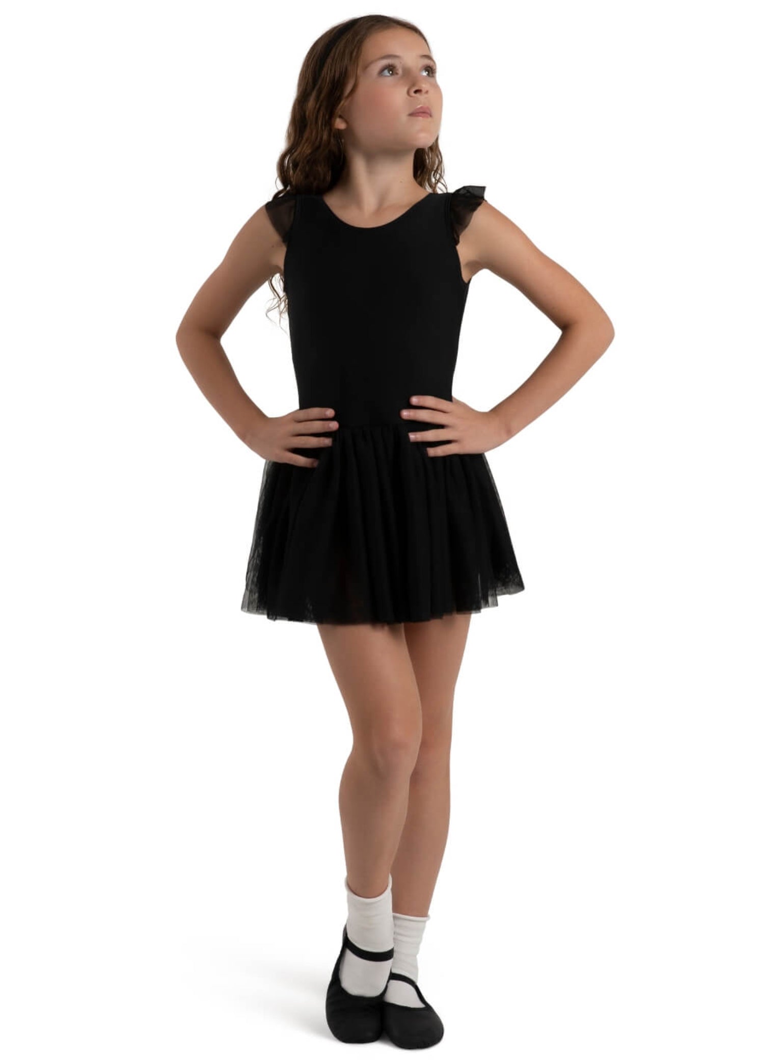 Voyage Dress Black front view