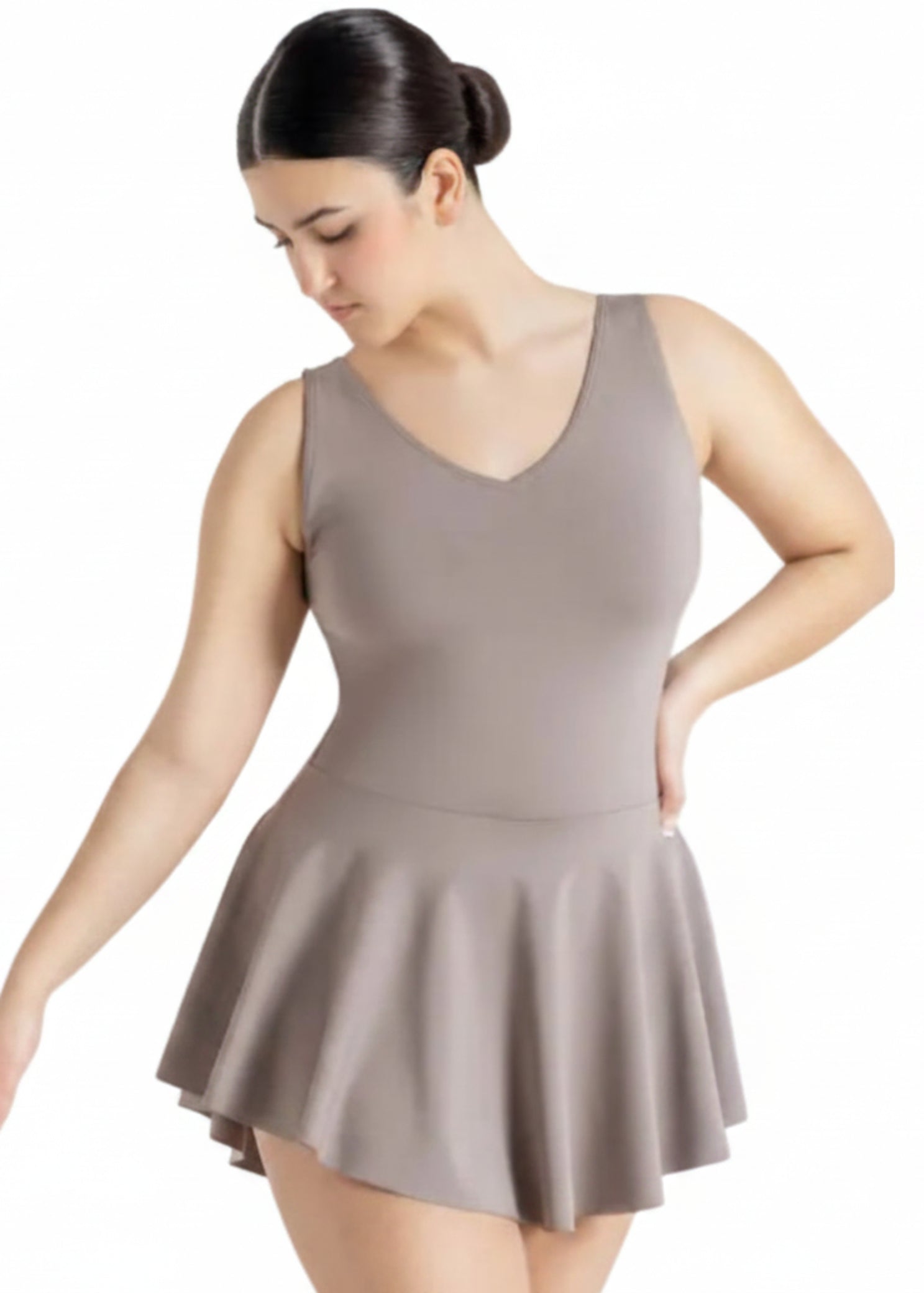 Sydney Skirt Cinder front view