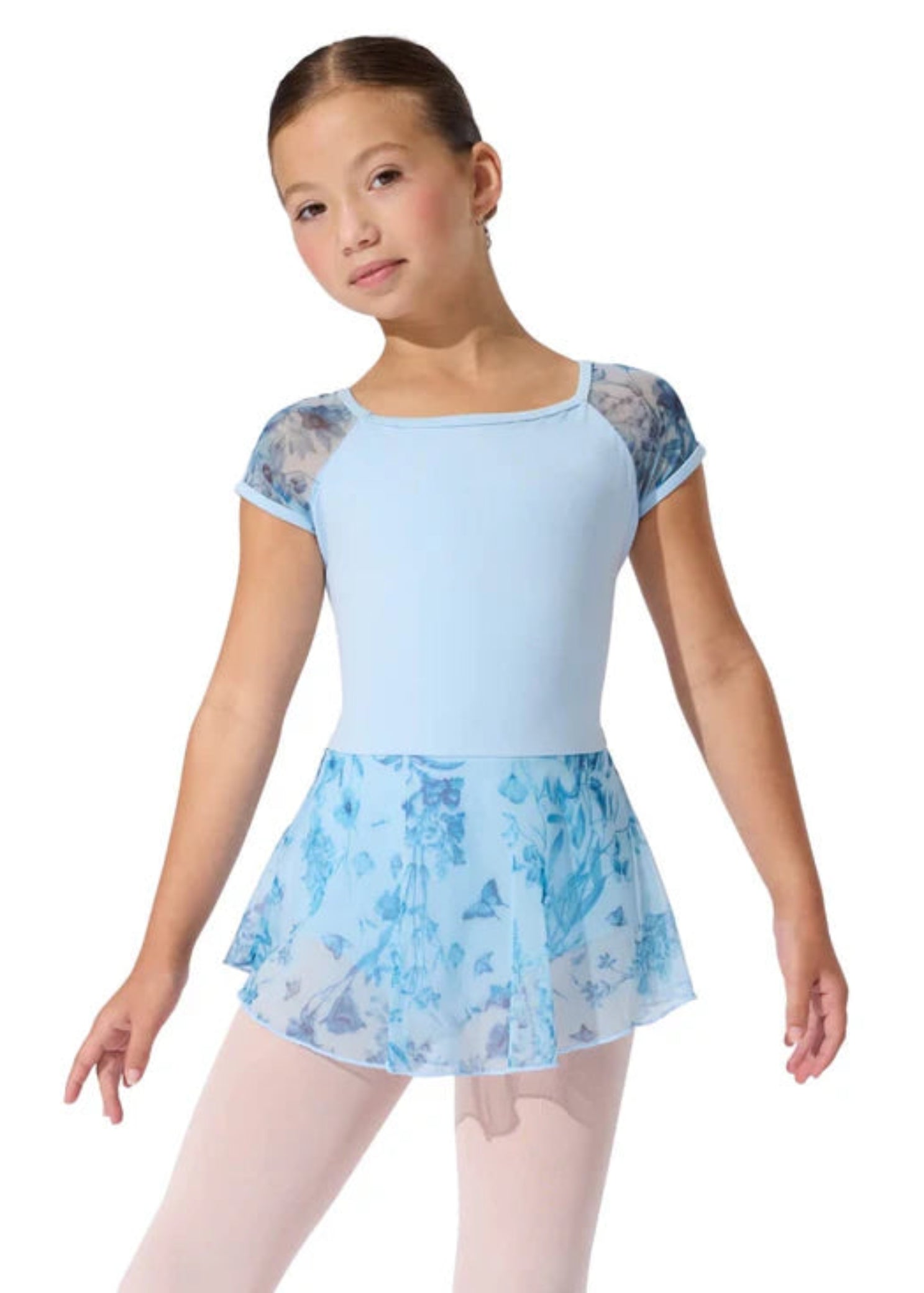Waterlily Dress Light Blue front view