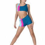 Wave Short Teal Pop front view