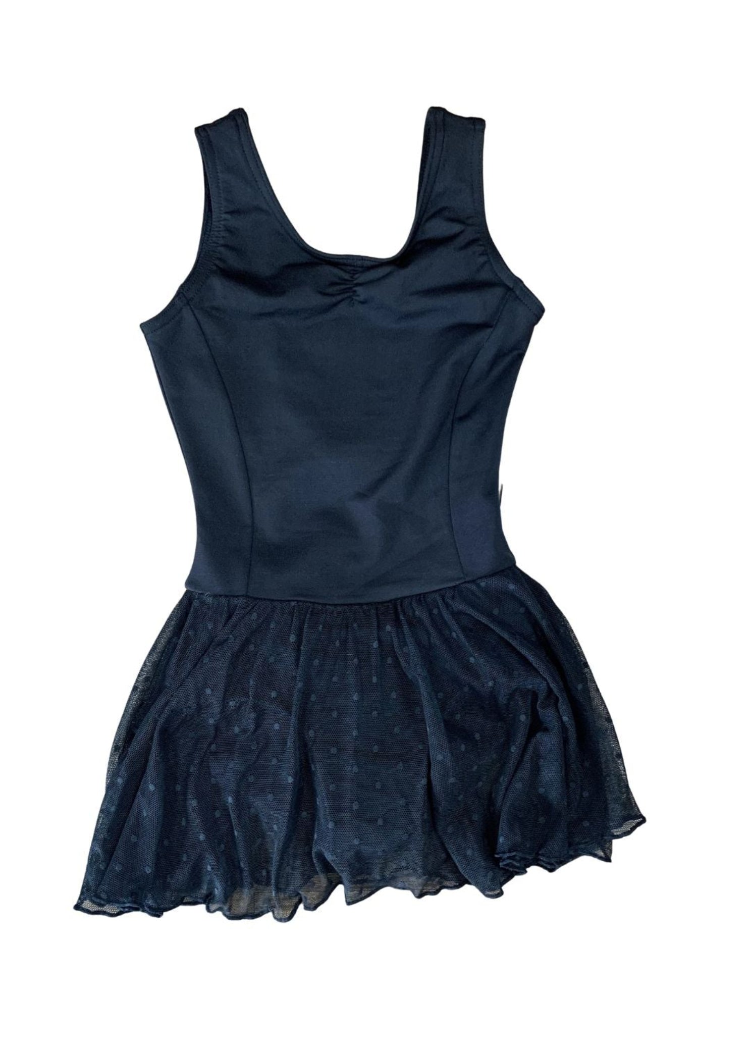 Tank Dress Black front view