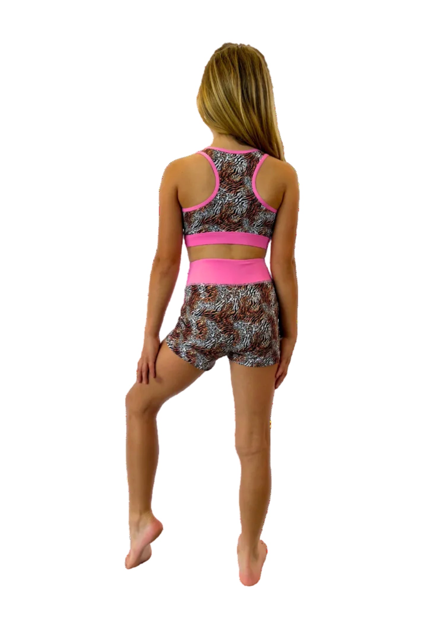 Wild Side Short Baby Pink back view