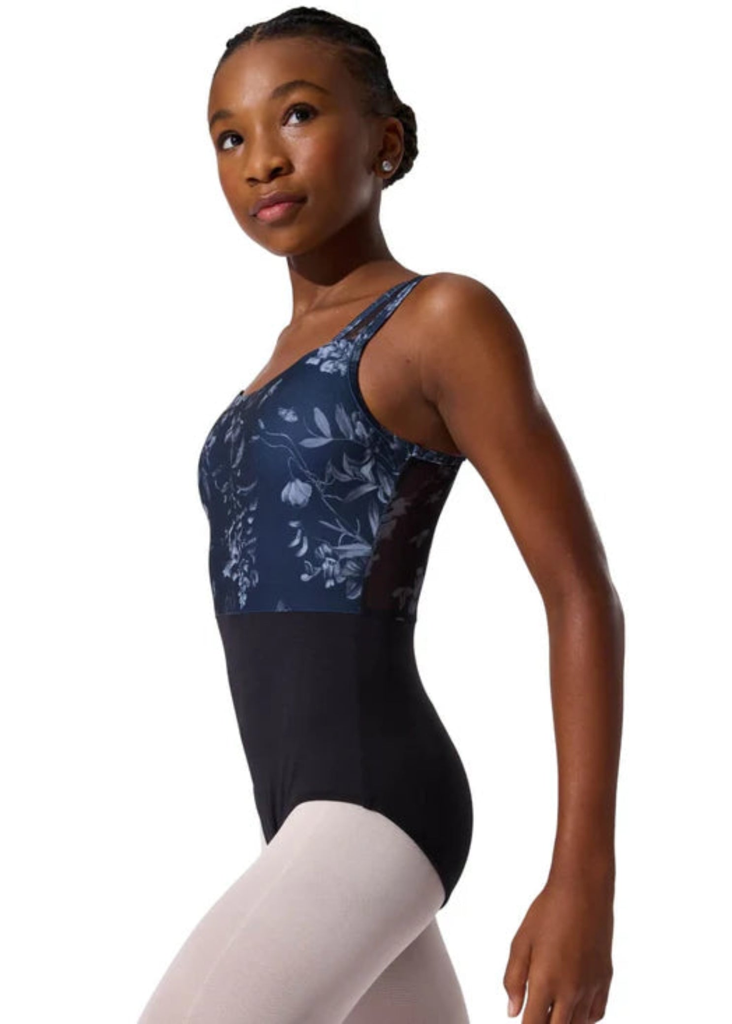 Woodland Leotard Black side view