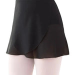 Wrap Skirt Black front view