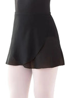 Wrap Skirt Black front view