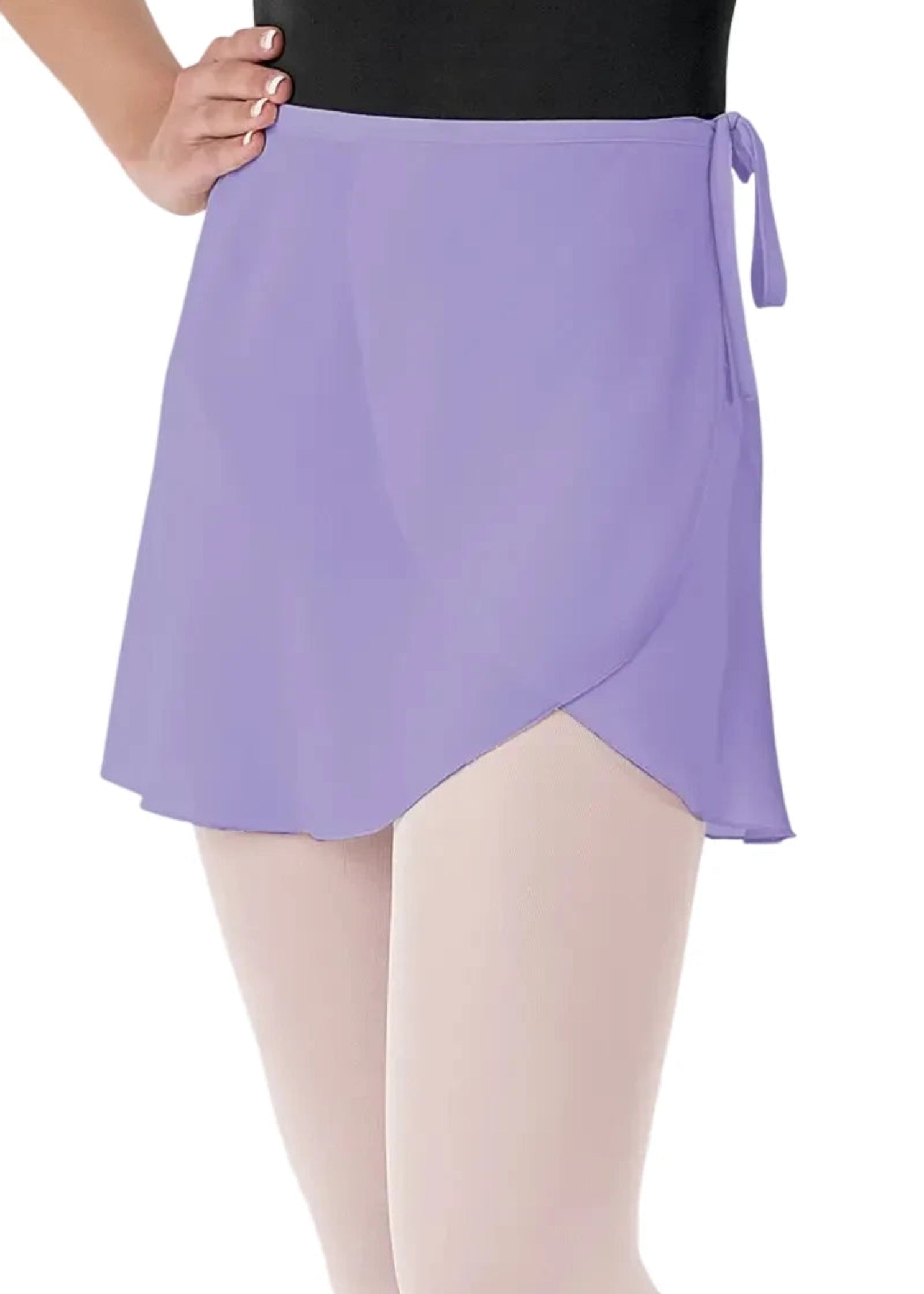 Wrap Skirt Lavender front view