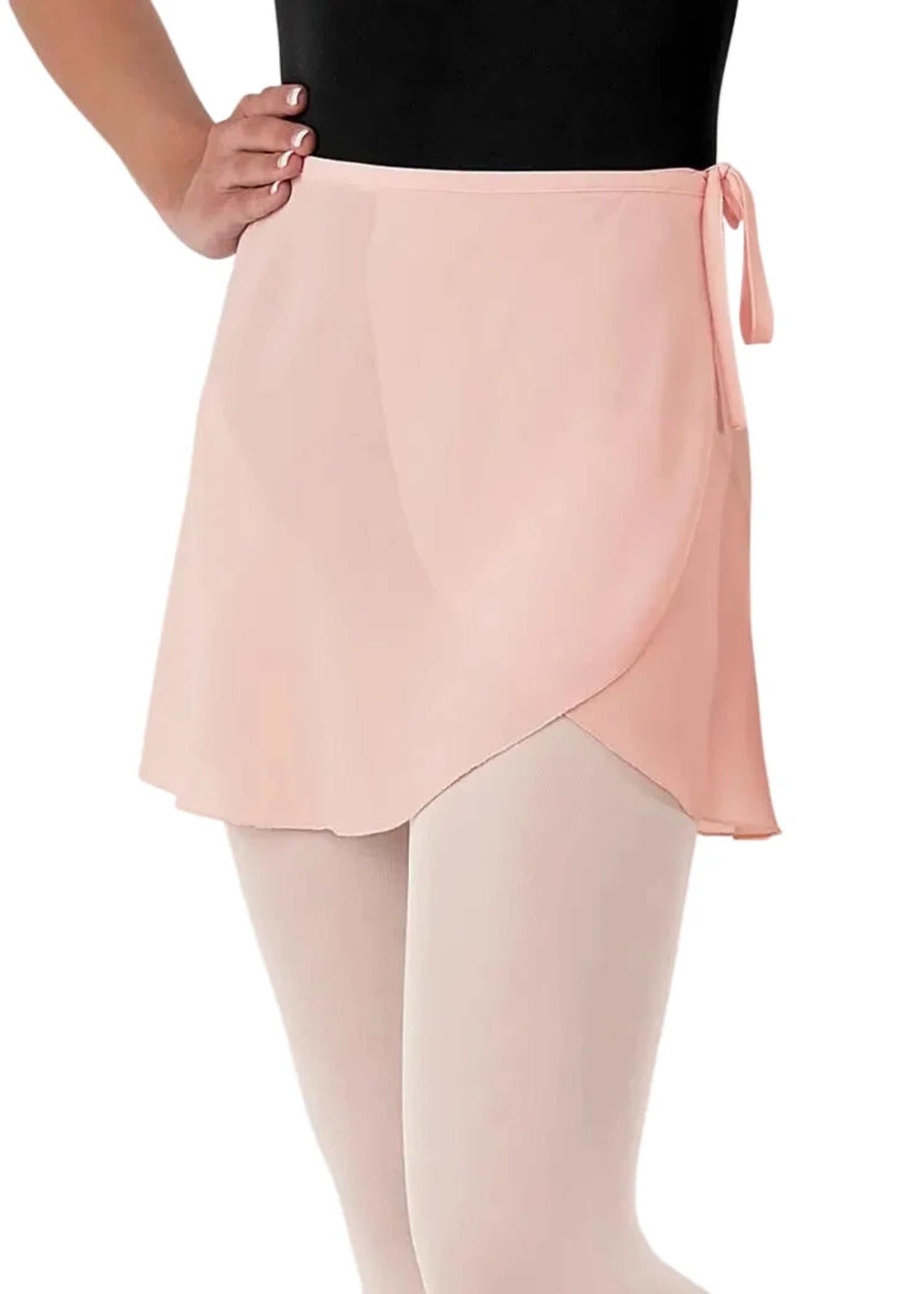 Wrap Skirt Light Pink front view