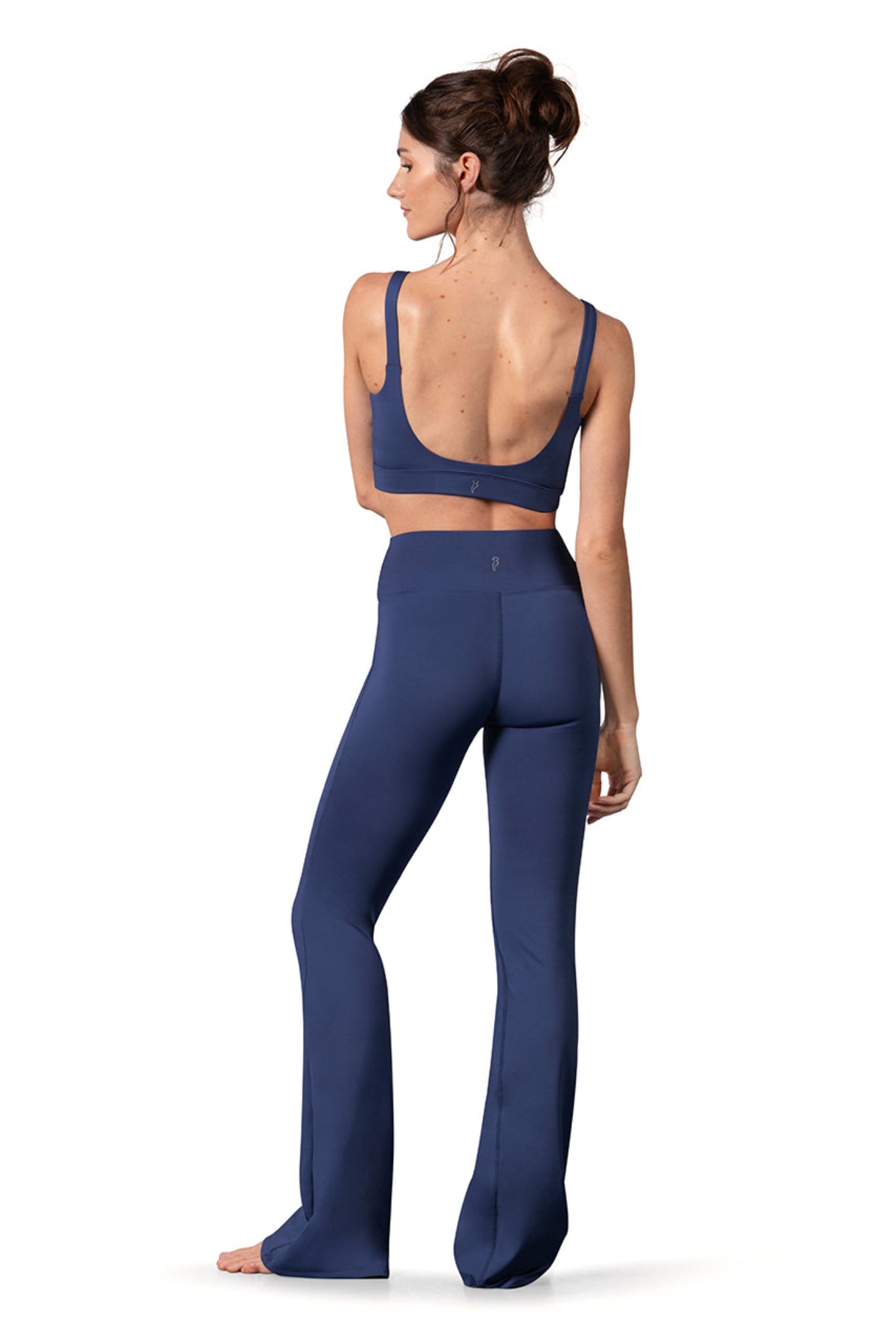 Vivian Crop Top Eclipse Blue back view