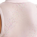 Zip Front Leotard Pink detail view