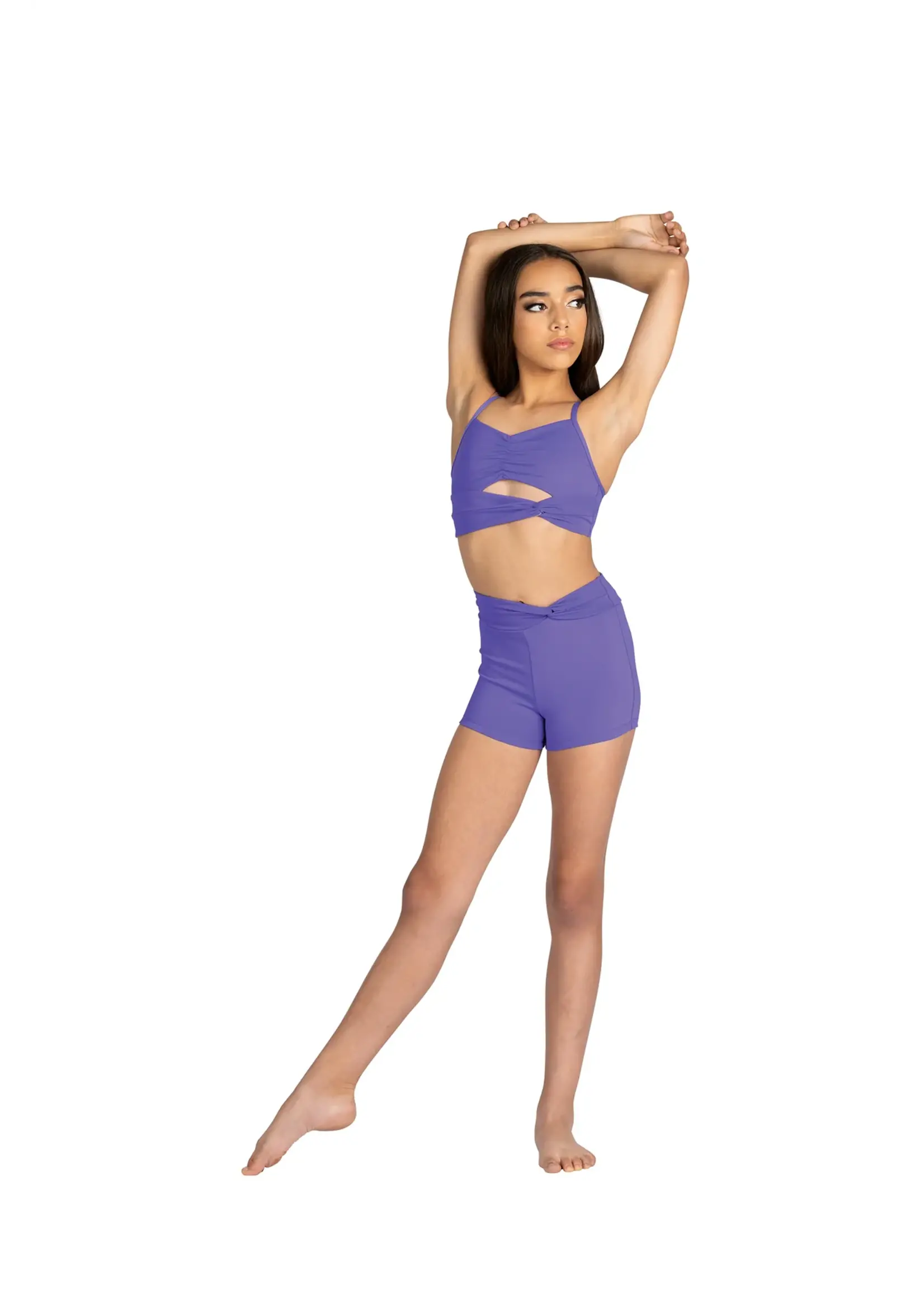 Zoe Top Bright Lavender front view