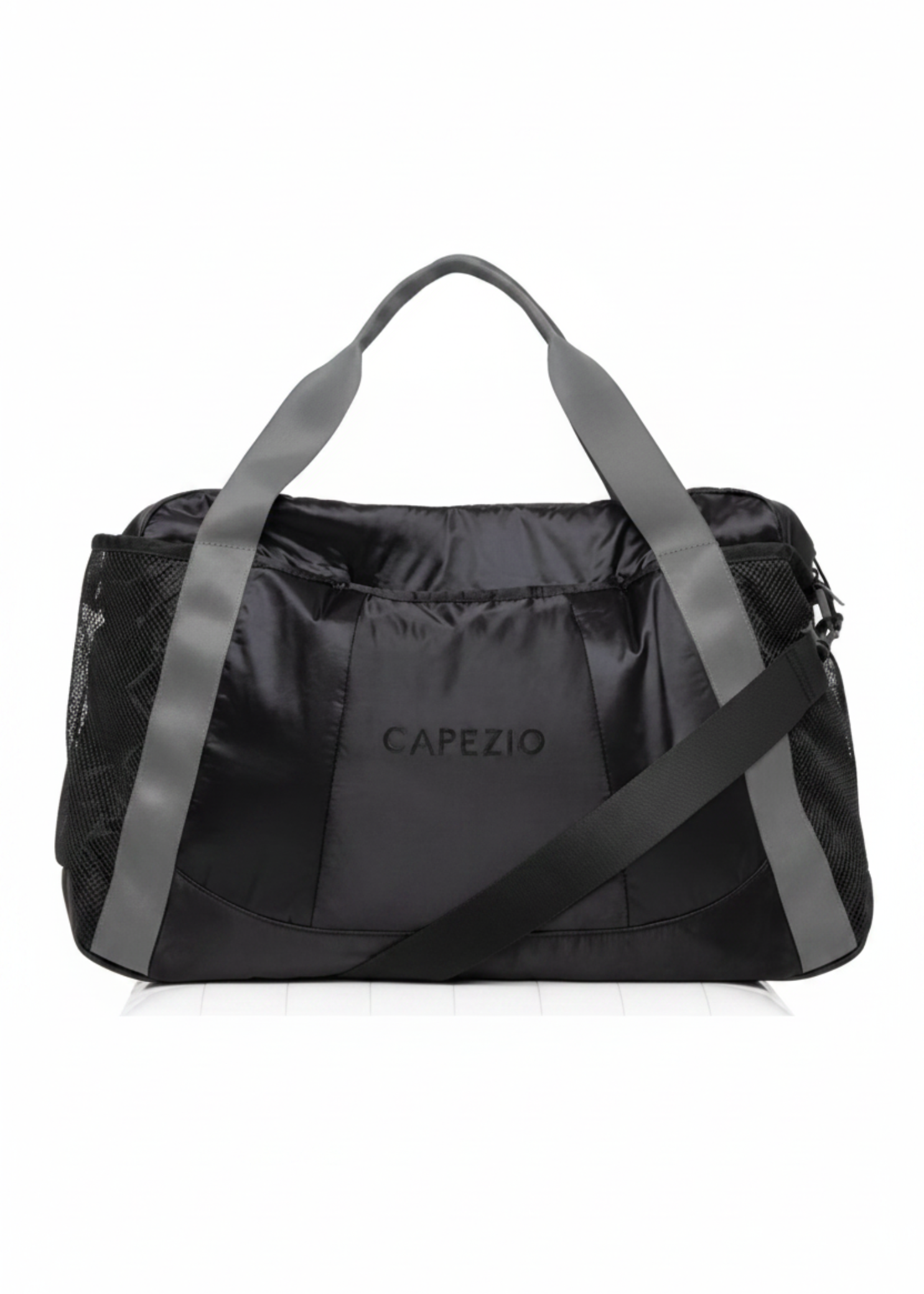 Motivational Duffle Gray front view