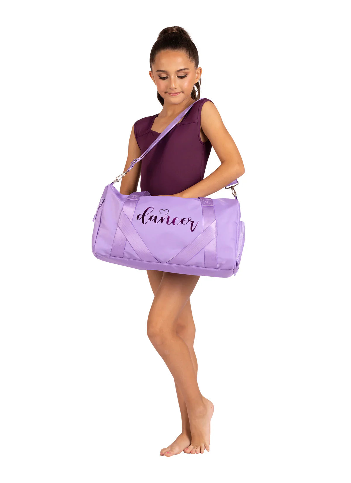 Dance Ready Duffel – B25503 purple lifestyle