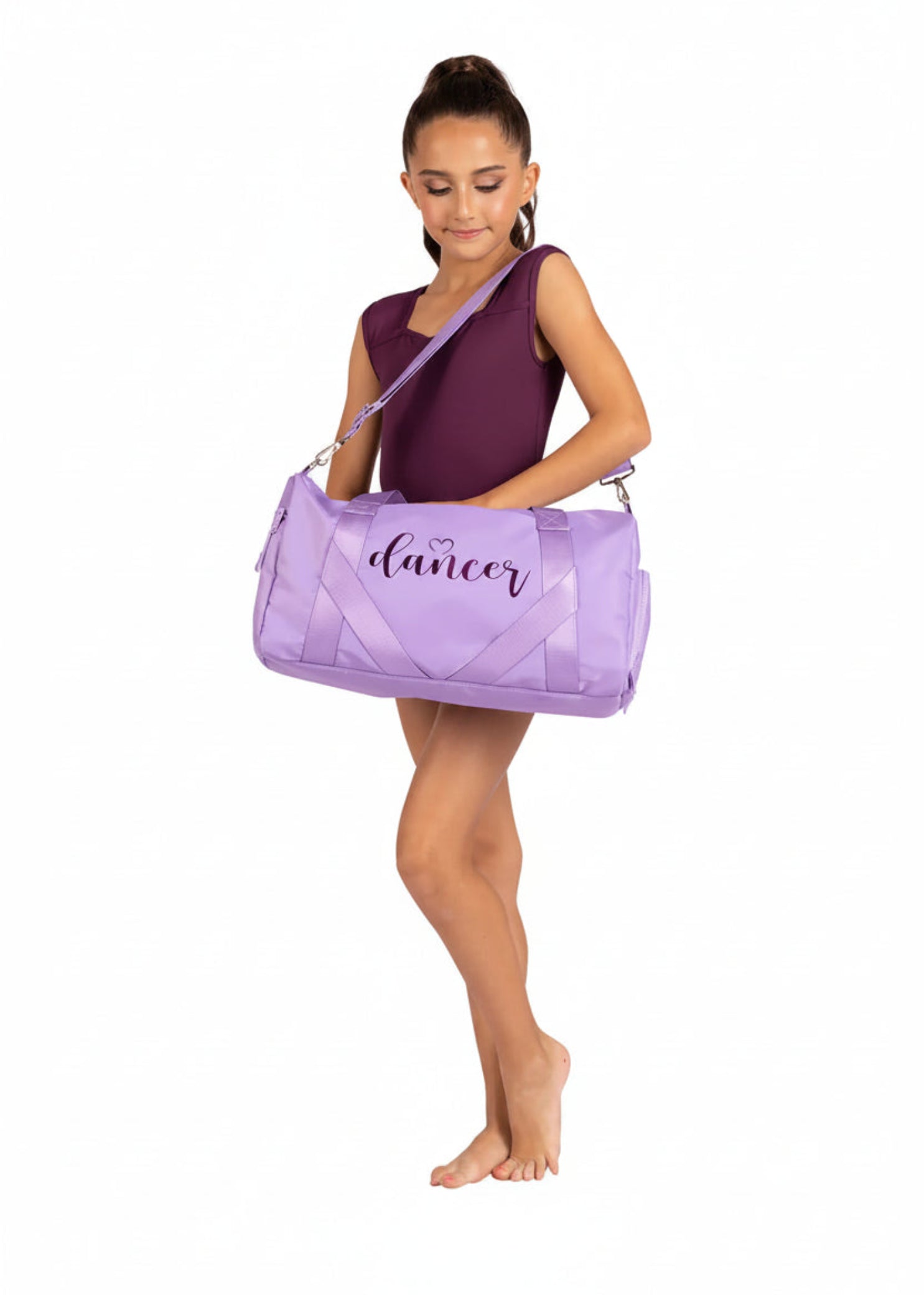 Dance Ready Duffel – B25503 purple lifestyle