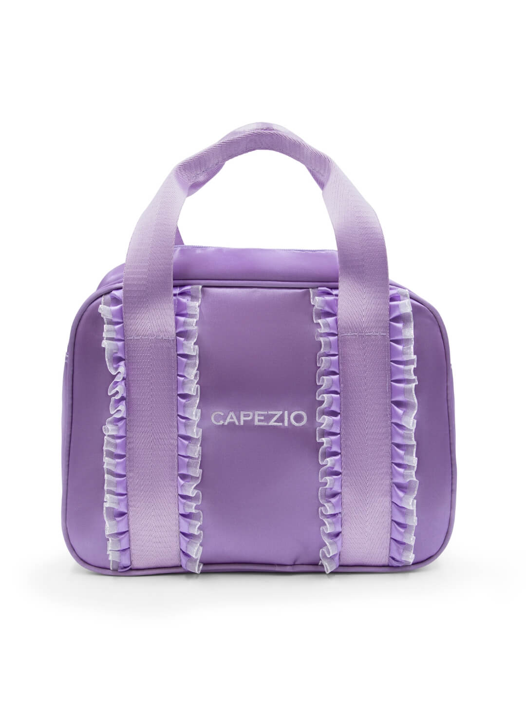 Eloise Ruffle Bag – B324 lavender front view