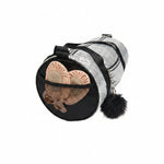Sequin Duffel – B452 side view