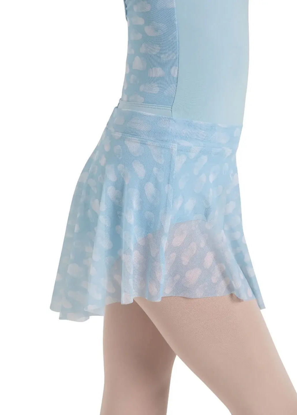 Sky Skirt Light Blue side view