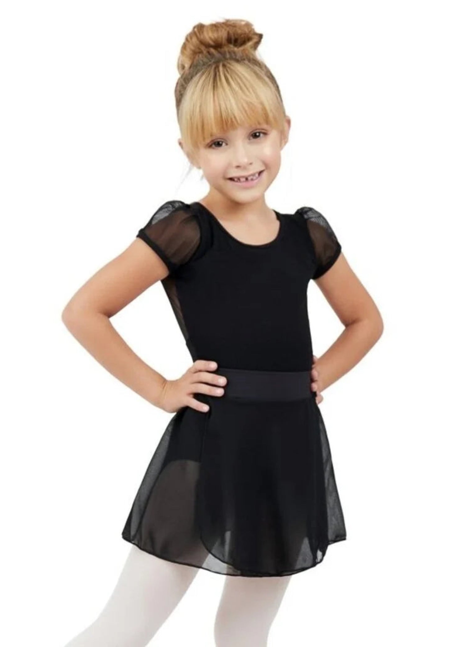 Pull On Skirt Black front view