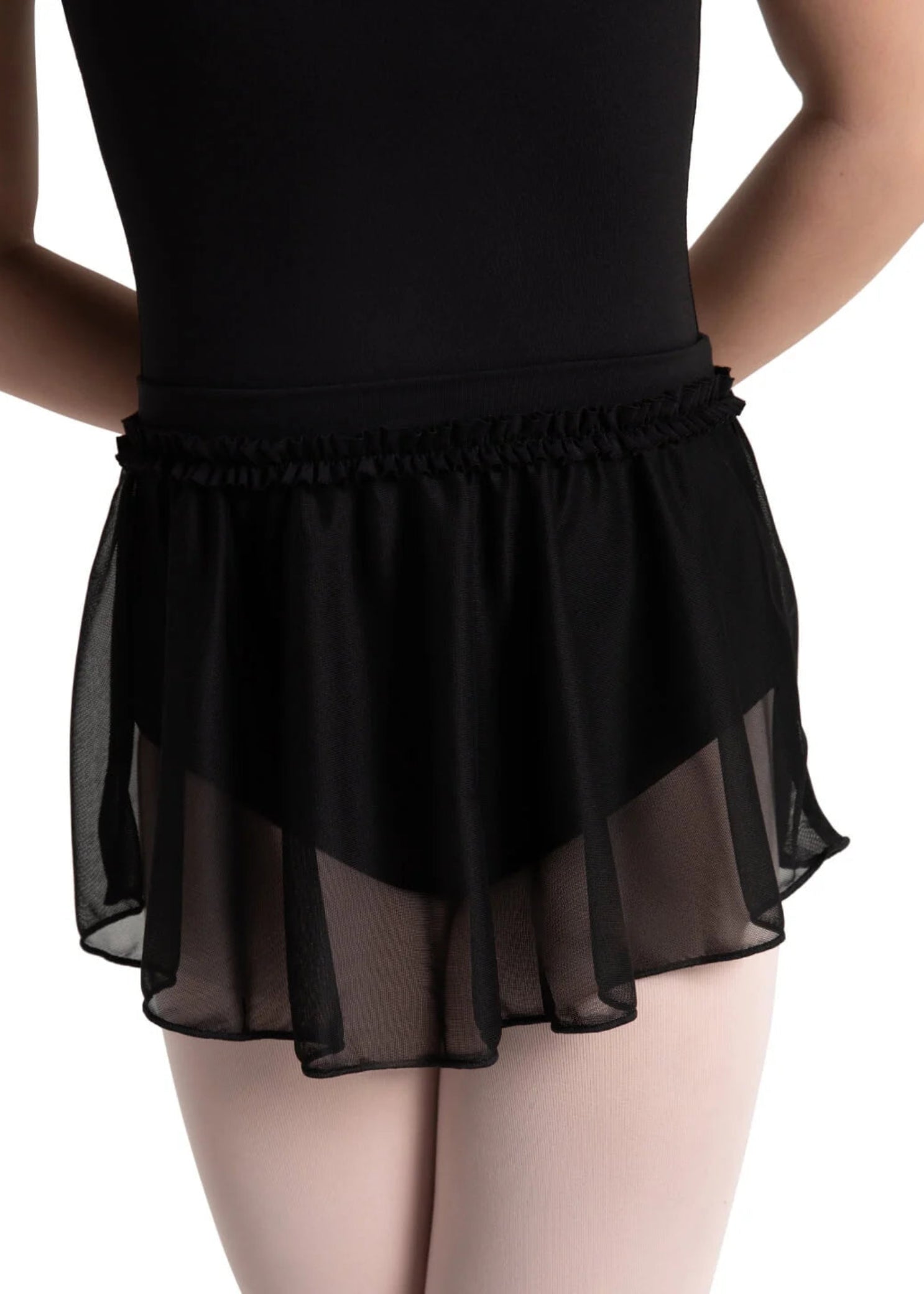 Pluto Skirt Black front view