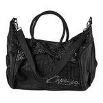 Never Quit Duffle Gray front view