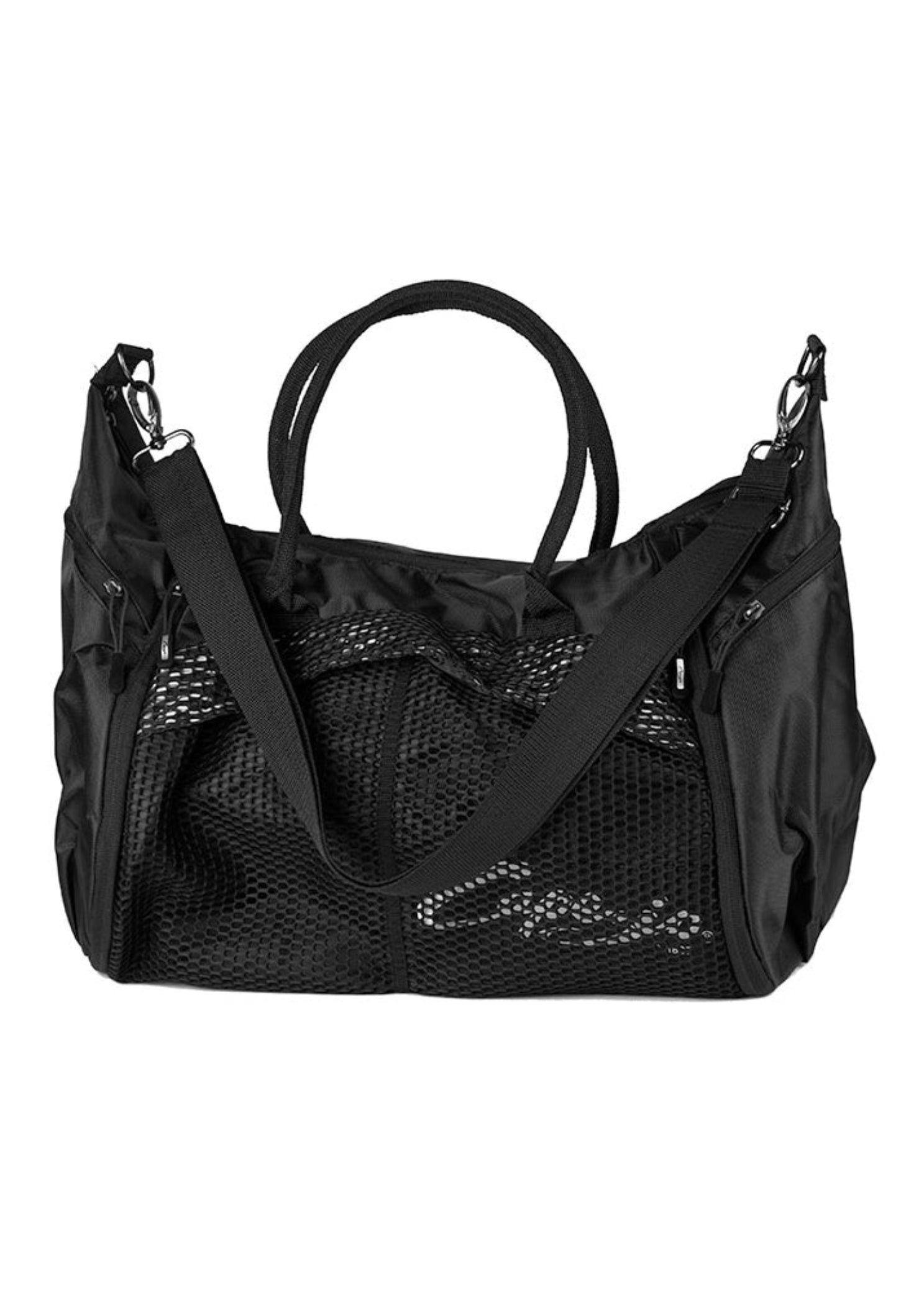 Never Quit Duffle Gray front view