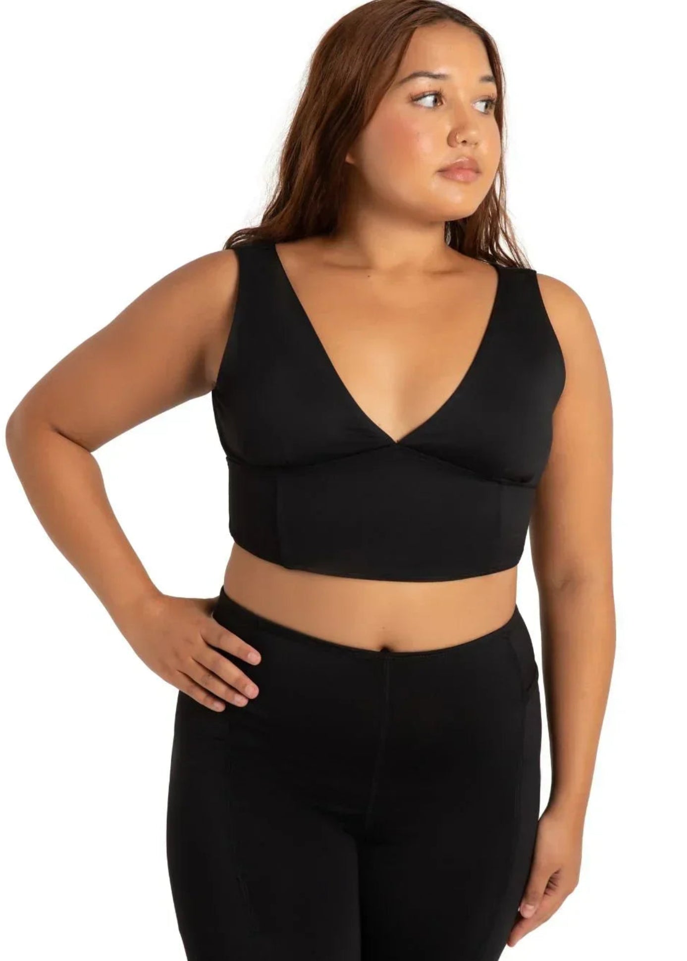 Everyday Sculpt Tank Black front view
