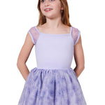 Camellia Dress Lavender front view
