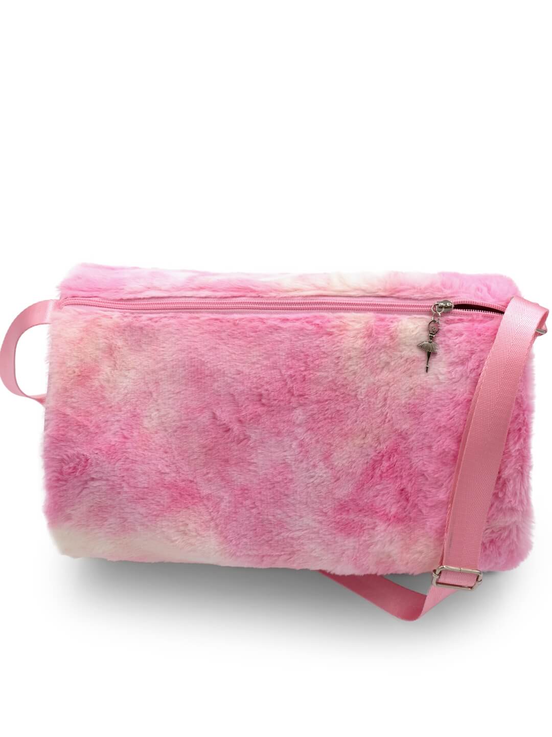 Faux Fur Dance Duffle – B286 side view
